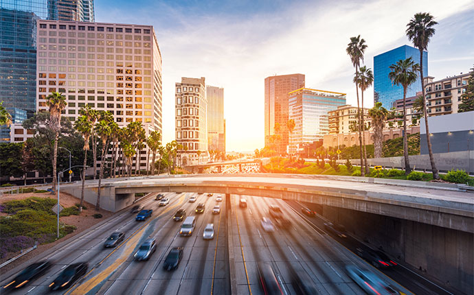 image of cars driving on a California road